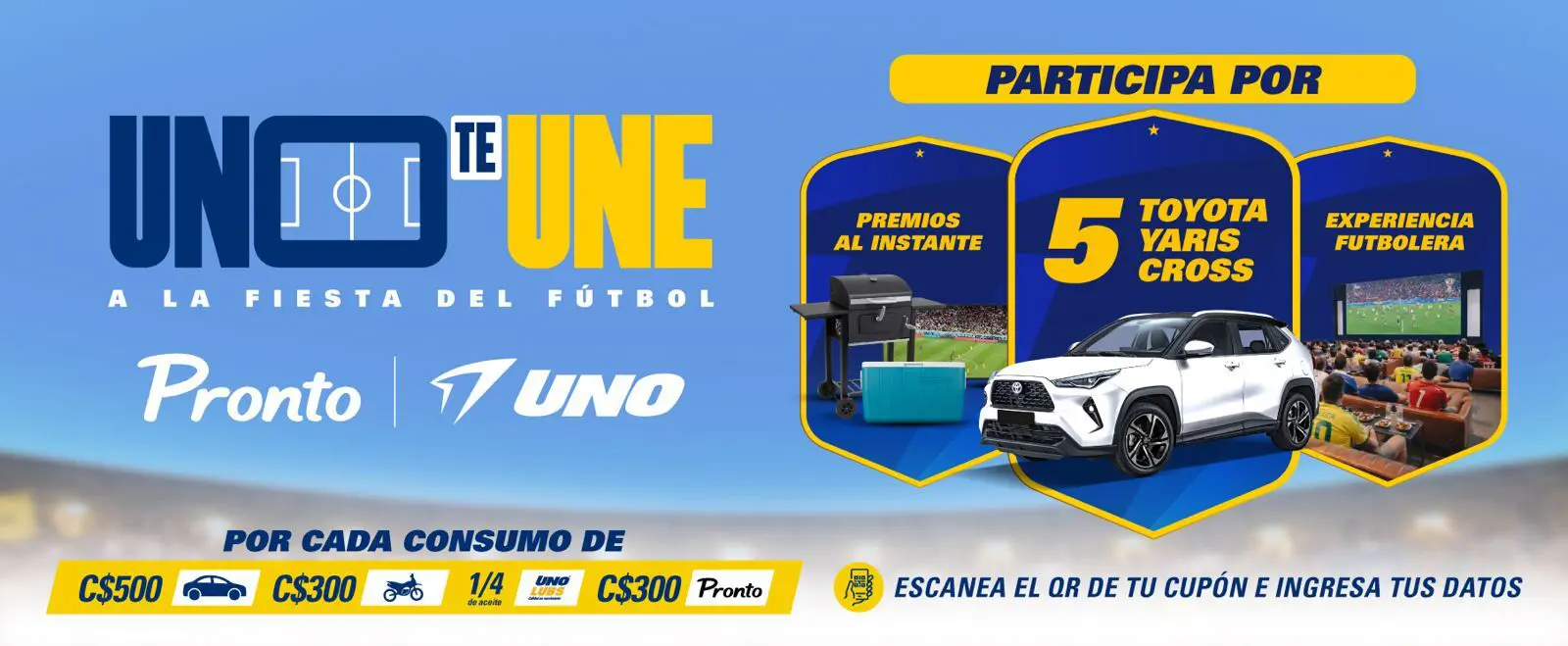 Banner - UNO te une a la fiesta del fútbol