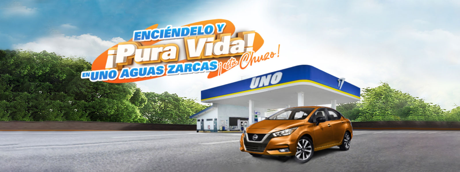 Enciéndelo y ¡Pura Vida! en UNO Aguas Zarcas ¡está Chuzo!
